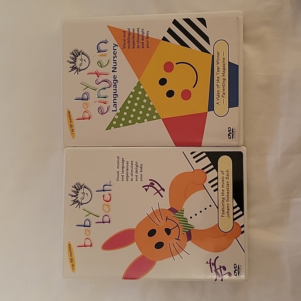 Baby Einstein Language Nursery and Baby Bach DVD Set